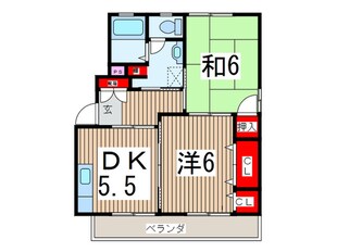 シャルマンＢ棟の物件間取画像